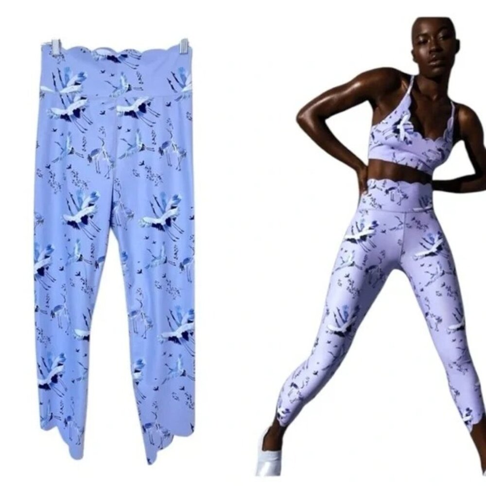 Carbon38 Blue Floral Leggings